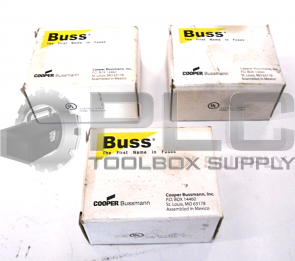 NEW LOT OF 3 BUSS 663-R FUSE REDUCERS