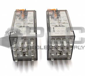 LOT OF 2 FINDER 17RZ 8 PIN ICE CUBE RELAY