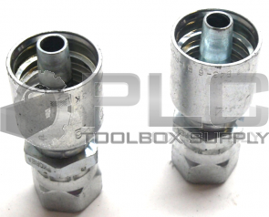 LOT OF 2 PARKER P43-6 HYDRAULIC FITTING