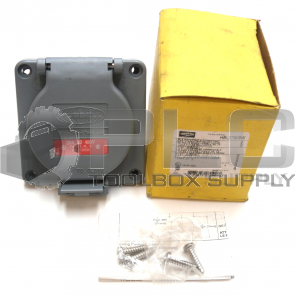 NEW HUBBELL HBL2730SW RECEPTACLE WATERTIGHT FEMALE 30A 480V 
