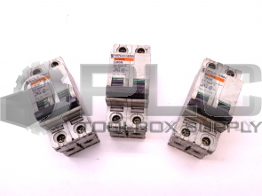 LOT OF 3 MERLIN GERIN C60N 5A-TYPE C 480 VAC MULTI 9 CIRCUIT BREAKERS