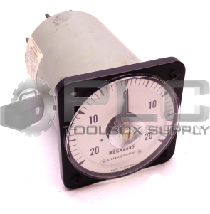 GENERAL ELECTRIC TYPE AB-40 5AMP 120 VOLT VARMETER 371024 S/EN371540 DR 0-20