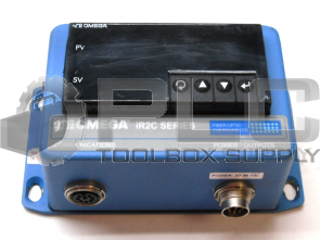 OMEGA IR2C FIBER OPTIC THERMOMETER IR2C-600-53-C24-HT POWER/COMMUNICATION DRIVE 