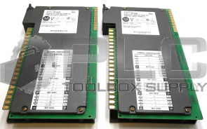 LOT OF 2 ALLEN BRADLEY 1771-ID16 B INPUT MODULE REV A03