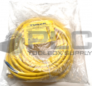 NEW SEALED TURCK RKM 50-10M CORDSET SINGLE ENDED 5-CONTACTS FEMALE