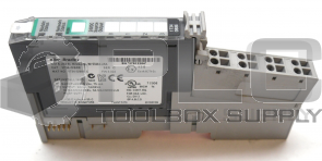 ALLEN BRADLEY 1734-OB8E SER /C OUTPUT MODULE W/1734-MB/A & 1734-RTB/A