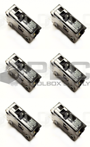 LOT OF 6 NEW SIEMENS BL120 1 POLE 20 AMP BOLT