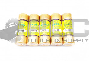 LOT OF 5 NEW BUSSMANN LPJ-5SP DUAL ELEMENT TIME DELAY FUSE 600VAC CLASS J 