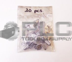 NEW CARR LANE CL-10-SSB SPRING STOP FLAT FACE (20 COUNT)