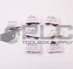 NEW SEALCON CD09NA-BK-N-0 RELIEF FITTING 3/8" (7 COUNT) CD09NA-BK-N-O