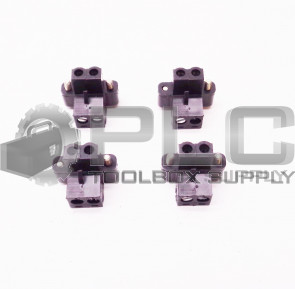LOT OF 4 NEW ALLEN BRADLEY 2711P-RTBDC2 2 PIN DC POWER TERMINAL CONNECTORS