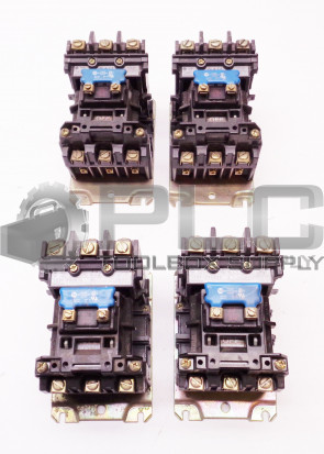 LOT OF 4 ALLEN BRADLEY 500F-B0D930 SIZE 1 SER B CONTACTOR W/COIL CB236 115V 60HZ