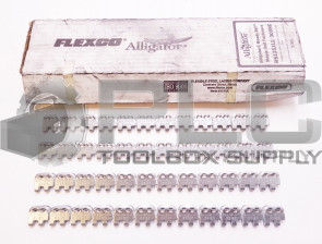 NEW FLEXCO RS125J12/300NC ALLIGATOR STAPLE BELT FASTENERS (4 PCS) 1/8"-3/16"