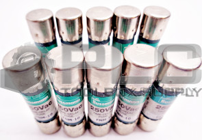 LOT OF 10 NEW FUSETRON FNM-10 FUSE DUEL-ELEMENT 