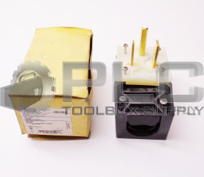 NEW HUBBELL HBL9368 ANGLE PLUG 50A 250V 2 POLE 3 WIRE GROUNDING