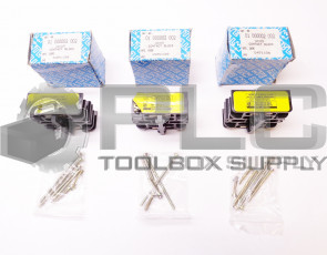 LOT OF 3 NEW MTE 01 000002 002 CONTACT BLOCK AC1-17AMPS 660V UCO5 01 2 002
