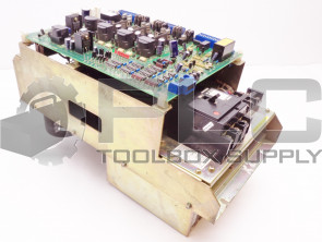 FANUC A06B-6058-H007 SERVO AMPLIFIER W/ A16B-1100-0300/02A CIRCUIT BOARD