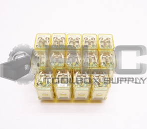 LOT OF 14 IDEC RH3B-UL DC24V RELAY
