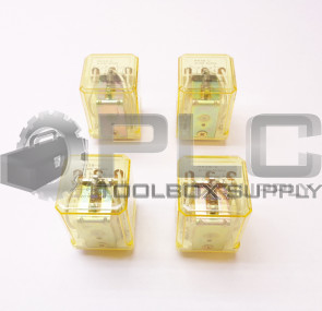 LOT OF 4 IDEC RR3B-U RELAY AC120V 50/60HZ