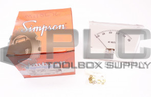 NEW SIMPSON WESCHLER TV4AVV300 AC VOLTS METER