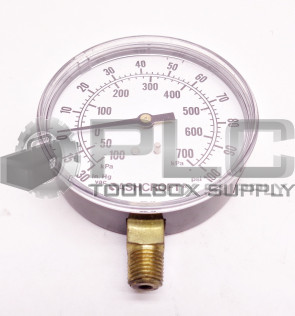 NEW ASHCROFT 35W1005 H 02L 100/V-AHD PRESSURE GAUGE