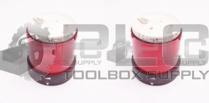 LOT OF 2 NEW TELEMECANIQUE XVB C34 RED STACK LIGHT 084507