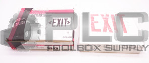 NEW COOPER LPXH7 SURE-LITES EMERGENCY EXIT SIGN *TOP MOUNT ONLY* 