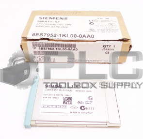 NEW SIEMENS 6ES7952-1KL00-0AA0 5V FLASH 2 MBYTE/16BIT MEMORY CARD