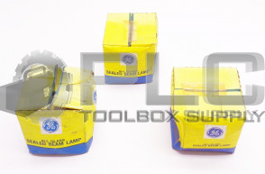 LOT OF 3 NEW GE 7400 ALL GLASS SEALED BEAM LAMP