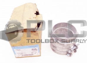 NEW COOPER 715DC 3" ZN ST SQ CONNECTO CONDUIT FITTING