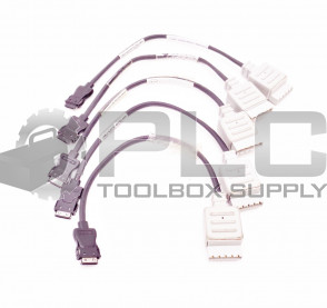 LOT OF 5 ALLEN BRADLEY 96914101 CABLE ASSEMBLY 5 PIN