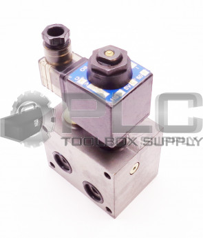 NEW OILGEAR HS2 SVC 604-0W SOLENOID HYDRAULIC VALVE 2-0W-C HS2 SVC 604-OW