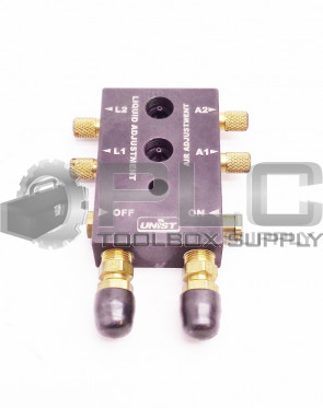NEW UNIST 60-6200-M2 METERING BLOCK ASSEMBLY-2 PORT
