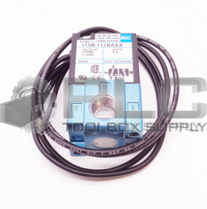 NEW MAC 113B-111BAAA SOLENOID VALVE 120/110V 60/50HZ 6.8W 113B-111BA