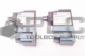 LOT OF 2 MAC 35A-B00-DDFJ-1TJ SOLENOID VALVE 24VDC 12.7W