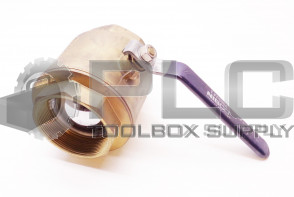 NEW NIBCO TFP600A BRASS BALL VALVE FEMALE THREAD 4 BRS 250PSI T-FP600A
