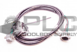 FANUC A660-2003-T962 CABLE K114 W/2 BULKHEAD COVERS