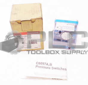 NEW HONEYWELL C6097B1085 GAS PRESSURE SWITCH 12~60 INCH W.C. 1/4" NPT