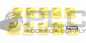 LOT OF 50 NEW BUSS AGC-3 MINI FUSE (10 PACKS OF 5)