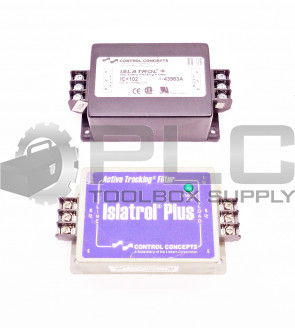 LOT OF 2 CONTROL CONCEPTS ISLATROL IC+102 ACTIVE TRACKING FILTERS