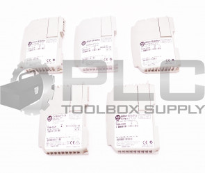 LOT OF 5 ALLEN BRADLEY 1769-ECR SER A COMPACT I/O RIGHT END CAP/TERMINATOR
