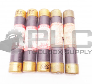 LOT OF 5 ECON ECS-40 TIME DELAY DUAL ELEMENT FUSE ECS 40