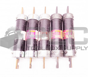 LOT OF 5 FUSETRON FRS-R-150 DUAL ELEMENT TIME DELAY CLASS RK5 FUSE 600V