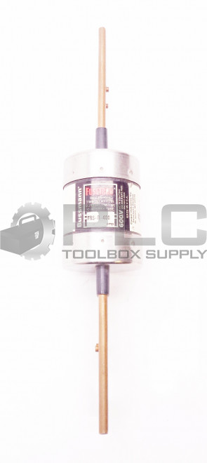 NEW BUSSMANN FRS-R-400 FUSETRON DUAL ELEMENT TIME DELAY FUSE CLASS RK5 600V