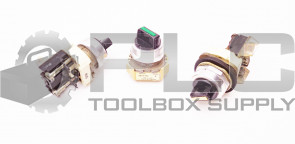 LOT OF 3 ALLEN BRADLEY 800T-H2 /N SWITCHES W/800T-XA /C CONTACT BLOCKS *READ*