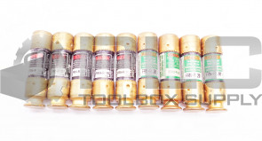 LOT OF 9 NEW BUSSMANN FRN-R-20 TIME-DELAY FUSES CLASS RK5 250V FRN-R 20