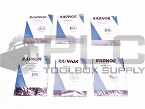 LOT OF 6 NEW RADNOR RAD64005032 4-1/2" X 5-1/4" HEAT TREATED GLASS FILTER PLATE