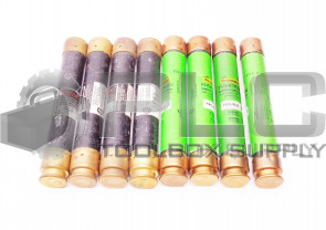 NEW LOT OF 8 FUSETRON FRS-R-2 DUAL ELEMENT TIME DELAY FUSE 