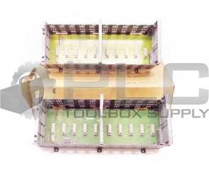 LOT OF 2 ALLEN BRADLEY 1746-A10 SERIES /B SLC500 10-SLOT RACK *READ*