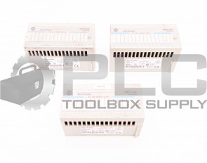 LOT OF 3 ALLEN BRADLEY 1794-IV16 SER A FLEX I/O SOURCE INPUT MODULE
